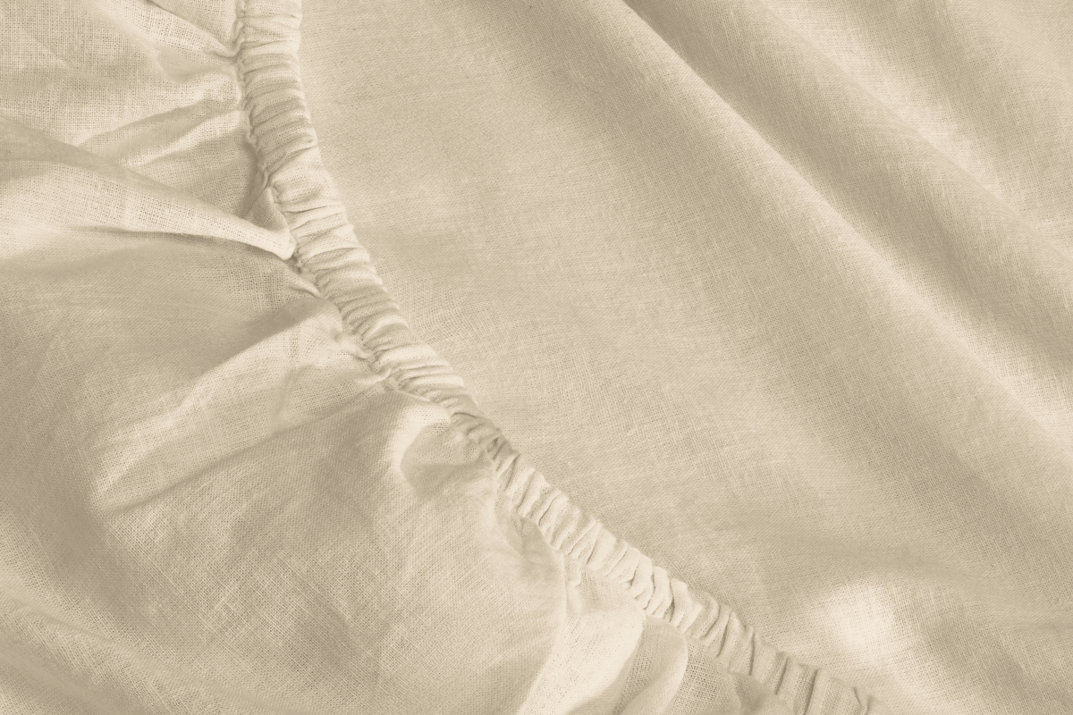 Linen-Cotton Fitted Sheet - Cal King