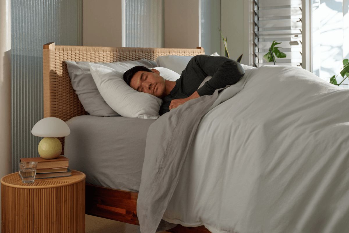 Linen-Cotton Fitted Sheet - Cal King