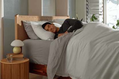 Linen-Cotton Fitted Sheet - Cal King