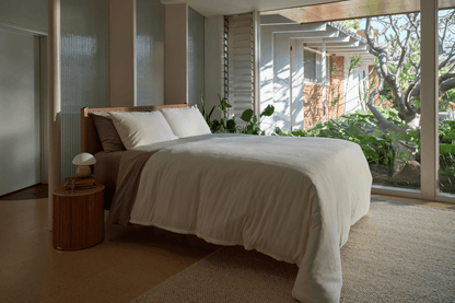 Linen-Cotton Flat Sheet - Cal King