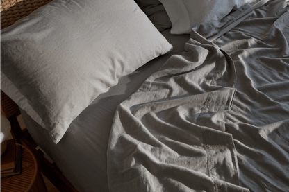 Linen-Cotton Flat Sheet - Cal King